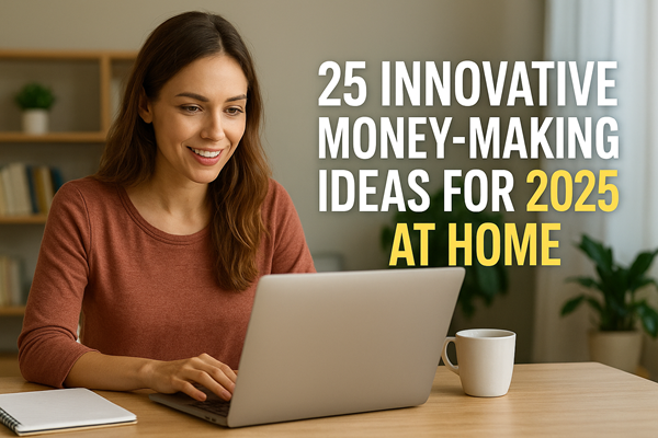 25 Innovative Money-Making Ideas for 2025 at Home